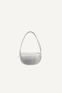 SCHOUDER HANDTAS zilver