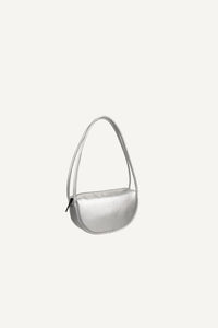 SCHOUDER HANDTAS zilver