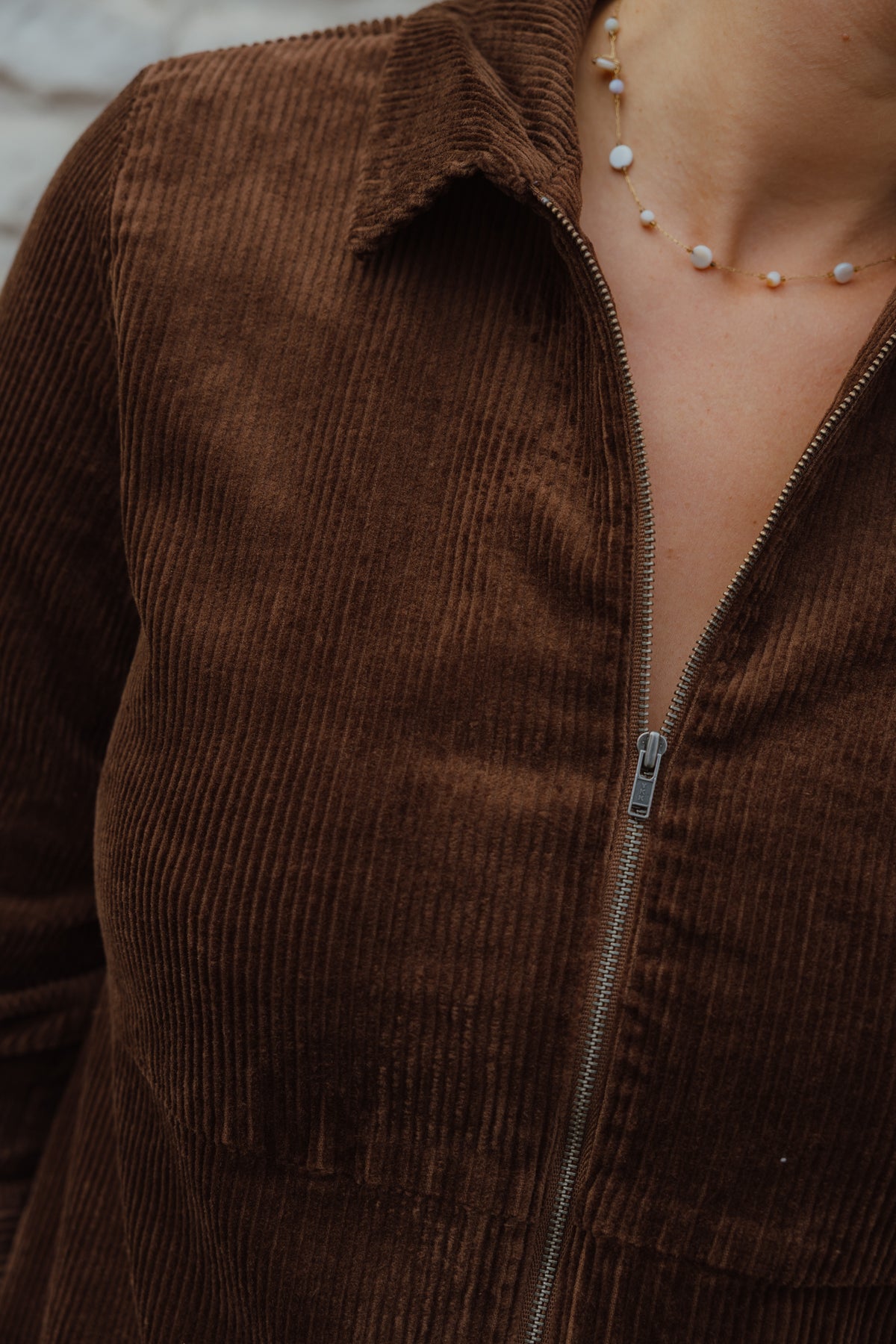 KASELLA CORDUROY DRESS bruin