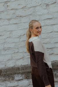 BYMONNA POLO JUMPER beige