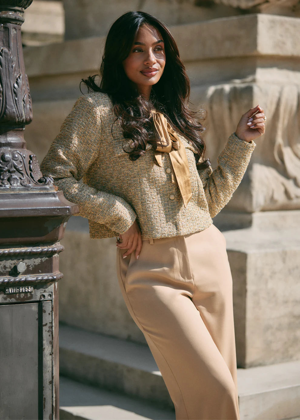 FBBODILLE BLOUSE goud