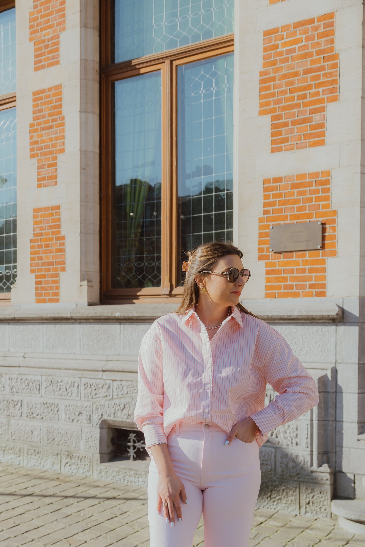 OBJREISS SHIRT roze
