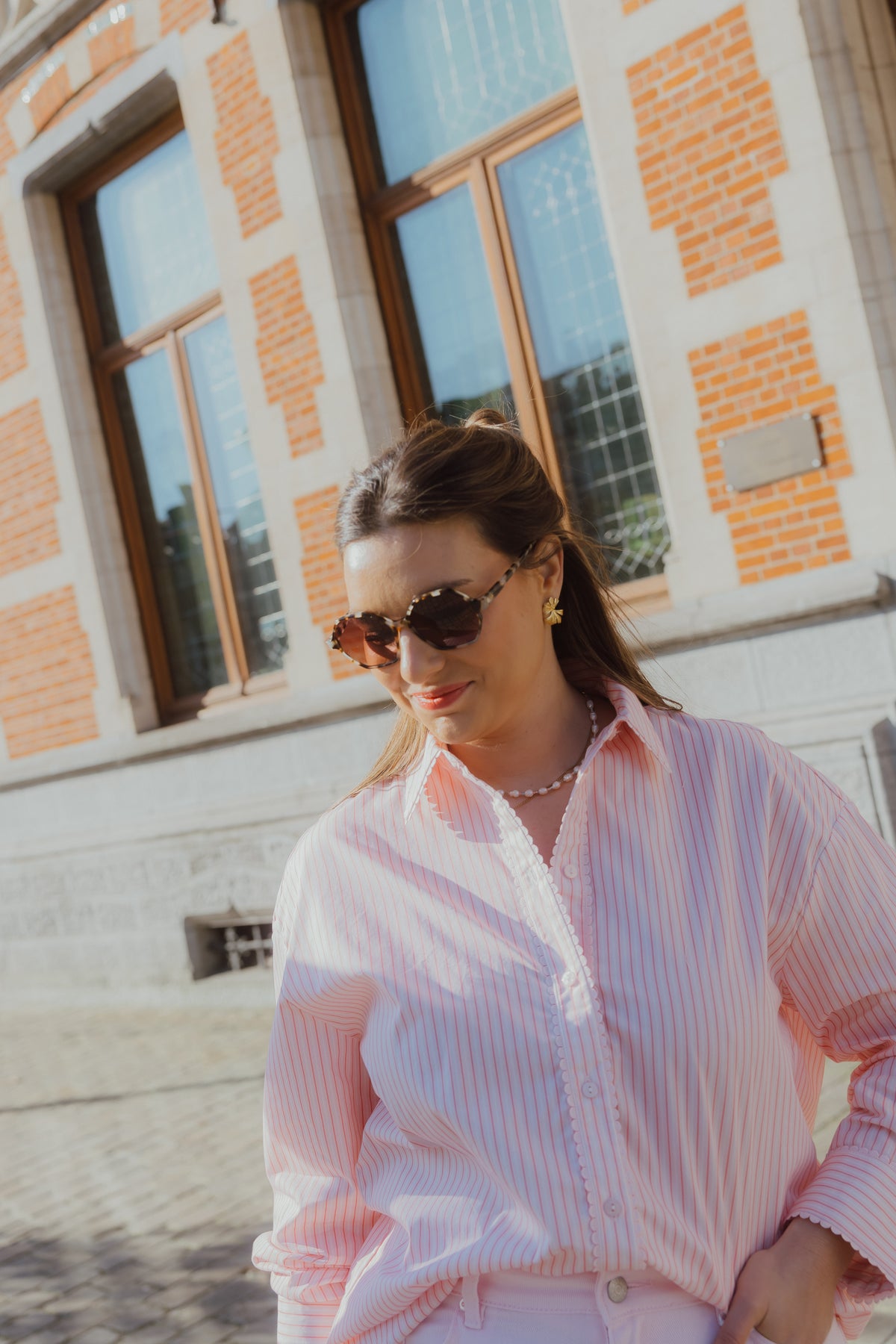 OBJREISS SHIRT roze