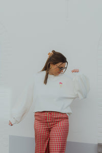 YD SWEATER GROW ecru