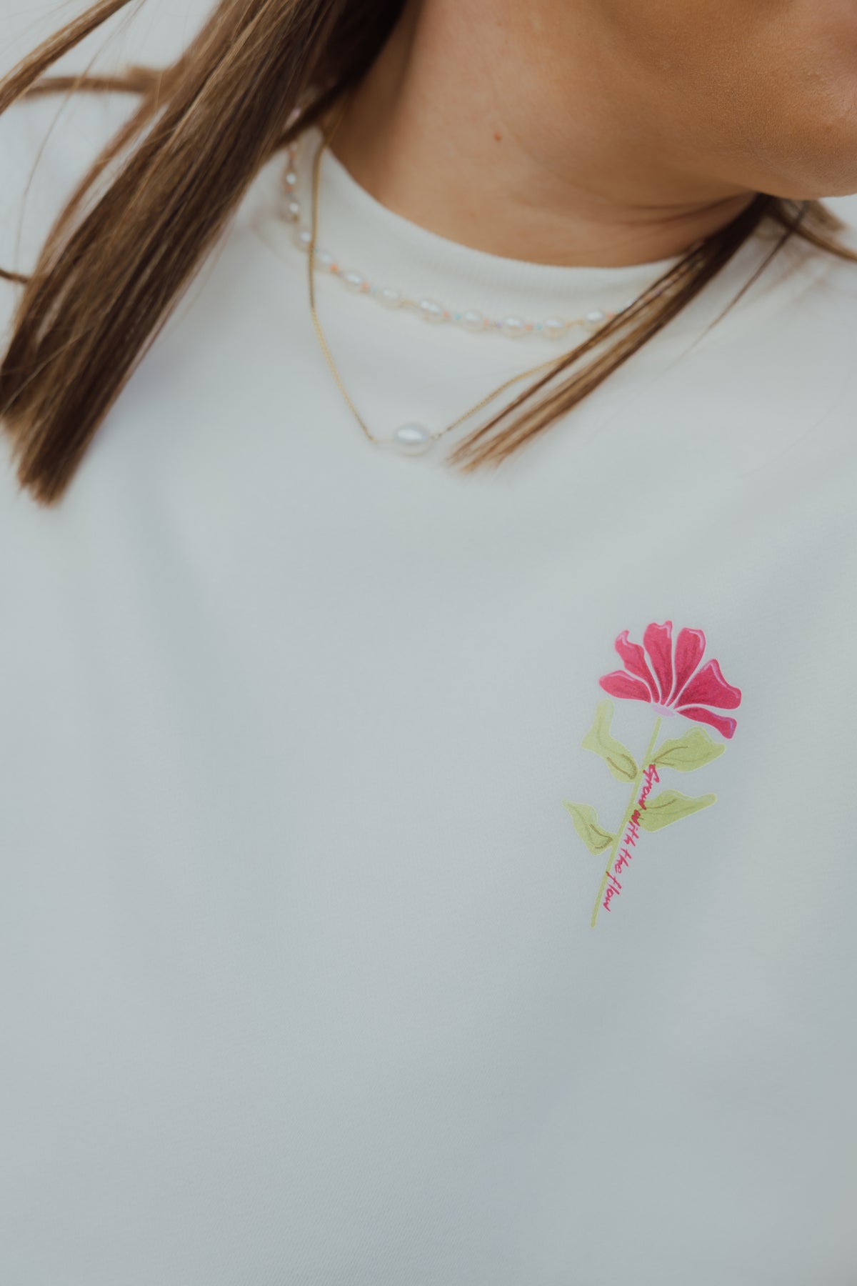 YD SWEATER GROW ecru