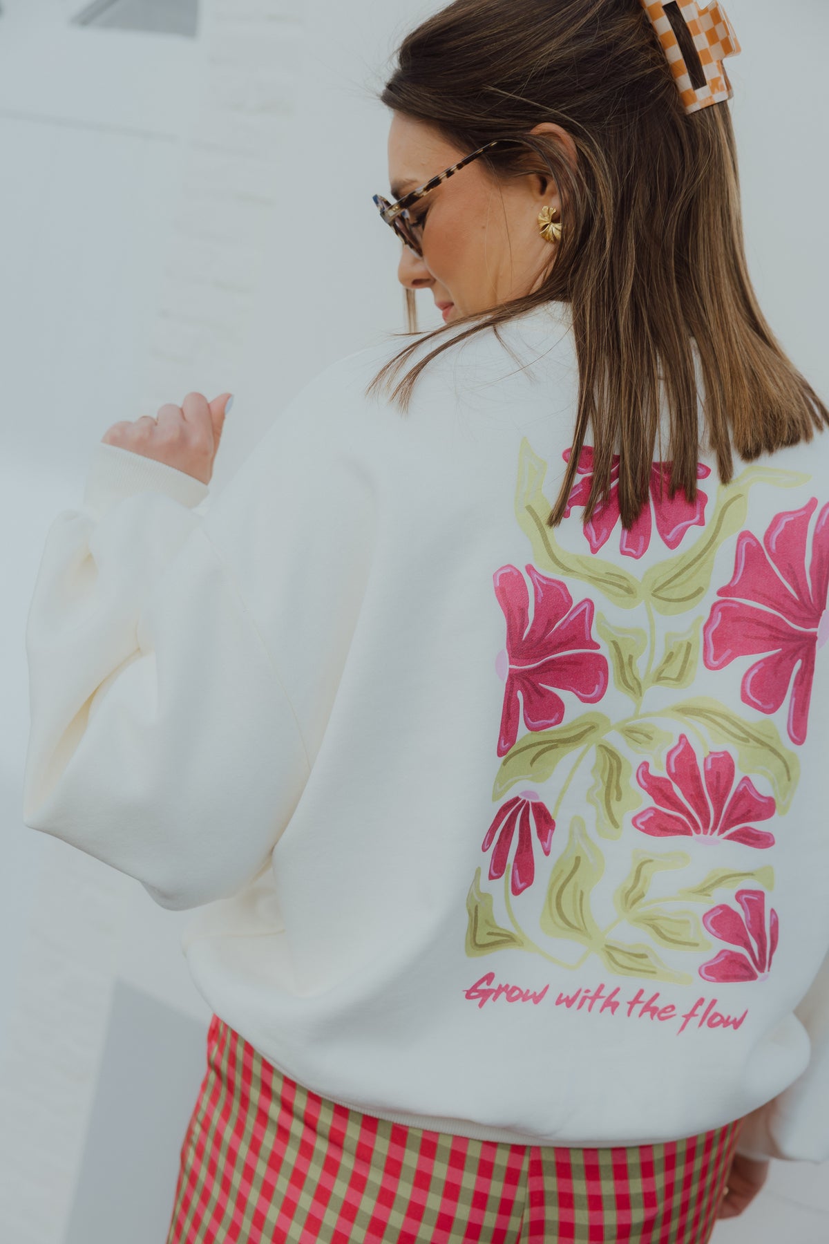 YD SWEATER GROW ecru