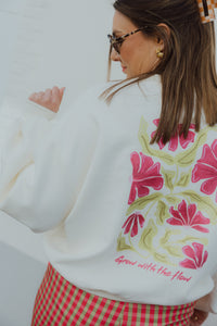 YD SWEATER GROW ecru