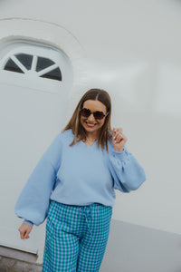 YD KYOMI PULL blauw