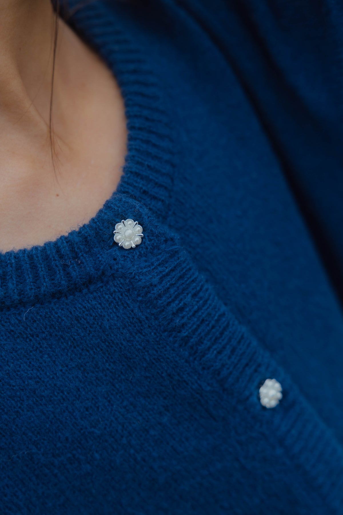 NKFNABETH KNIT CARD blauw