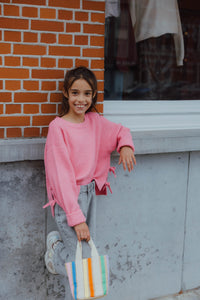 NKFLINNEA SHORT KNIT roze
