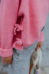 NKFLINNEA SHORT KNIT roze