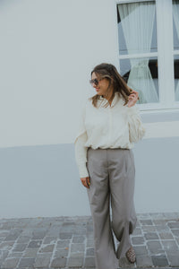 FBBLAIR BLOUSE ecru/goud