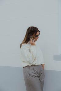 FBBLAIR BLOUSE ecru/goud