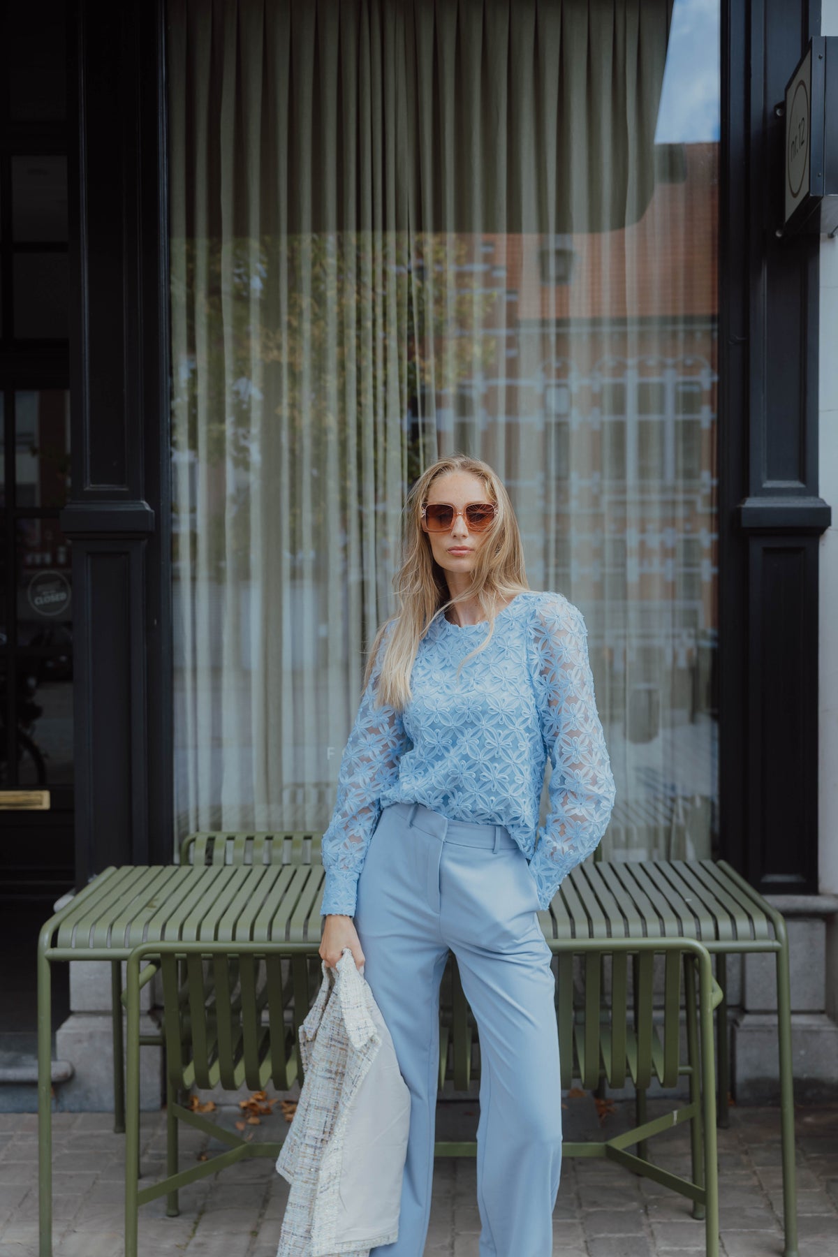 FB LOLANI PANTS blauw