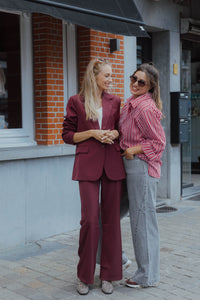 YDPANTS SOLANGE bordeaux