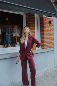 YDPANTS SOLANGE bordeaux