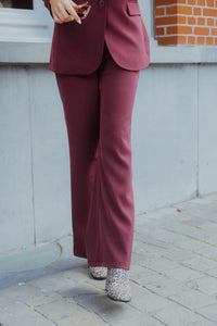 YDPANTS SOLANGE bordeaux