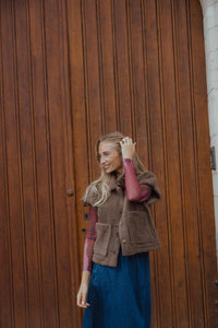 YDGILET REJOU bruin