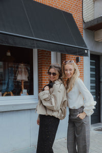 YASELVA SHORT JACKET beige