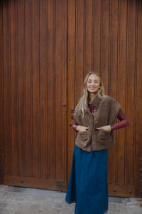 YDGILET REJOU bruin