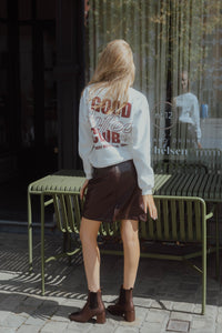 IHMERELLA SWEATER bordeaux/wit