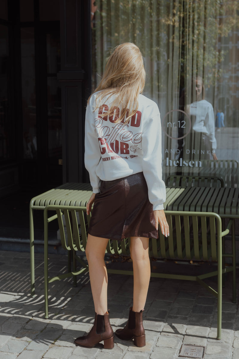 IHMERELLA SWEATER bordeaux/wit