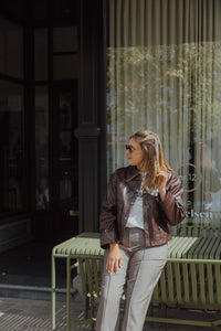 BYDAINA JACKET chocolat