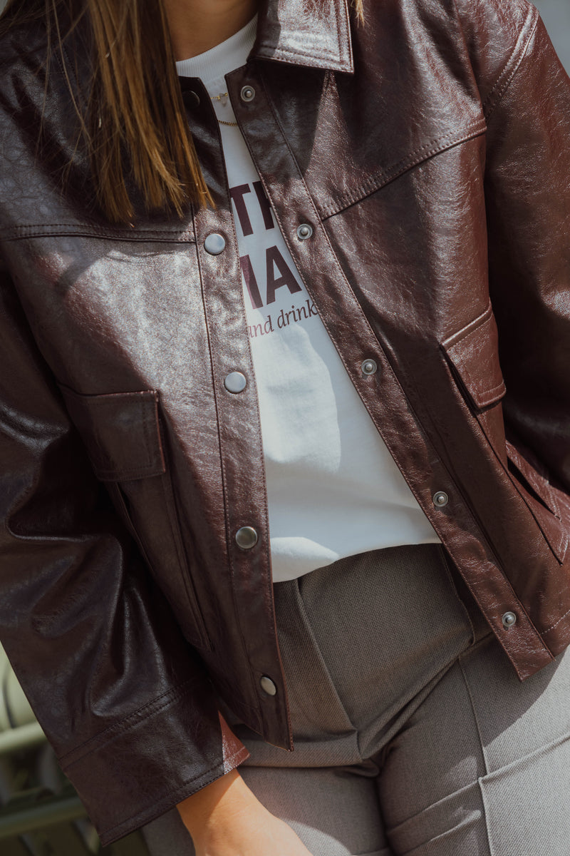 BYDAINA JACKET chocolat