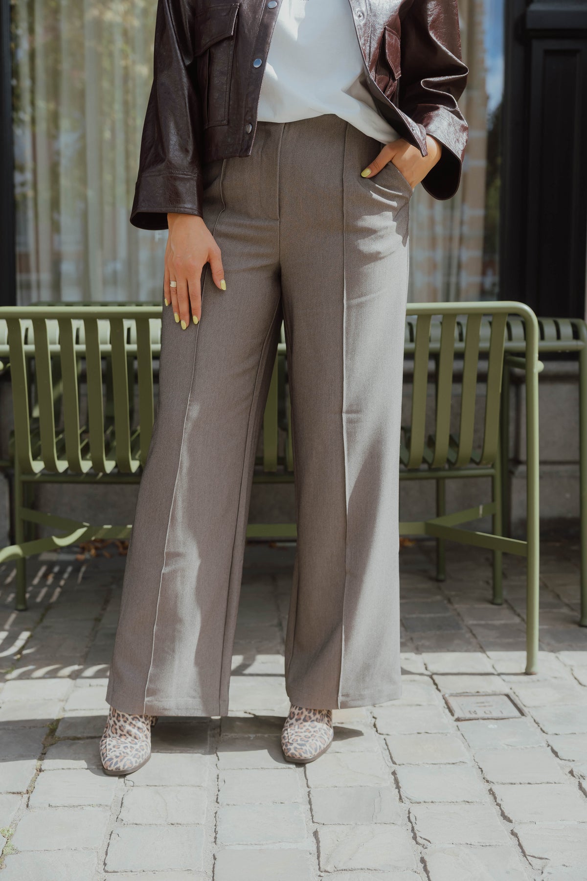 YASREEMAJ PANT grijs