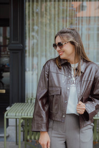 BYDAINA JACKET chocolat
