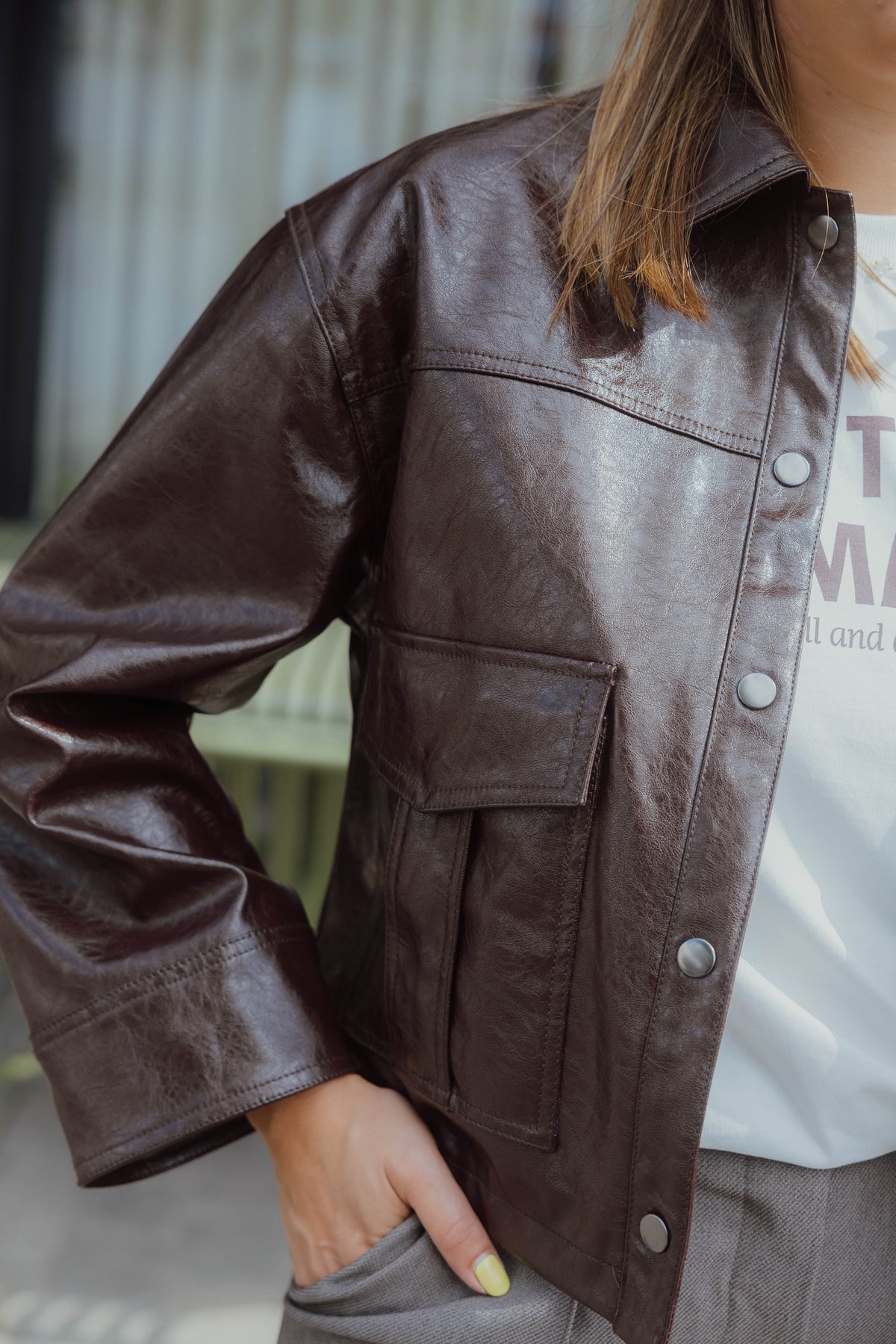 BYDAINA JACKET chocolat