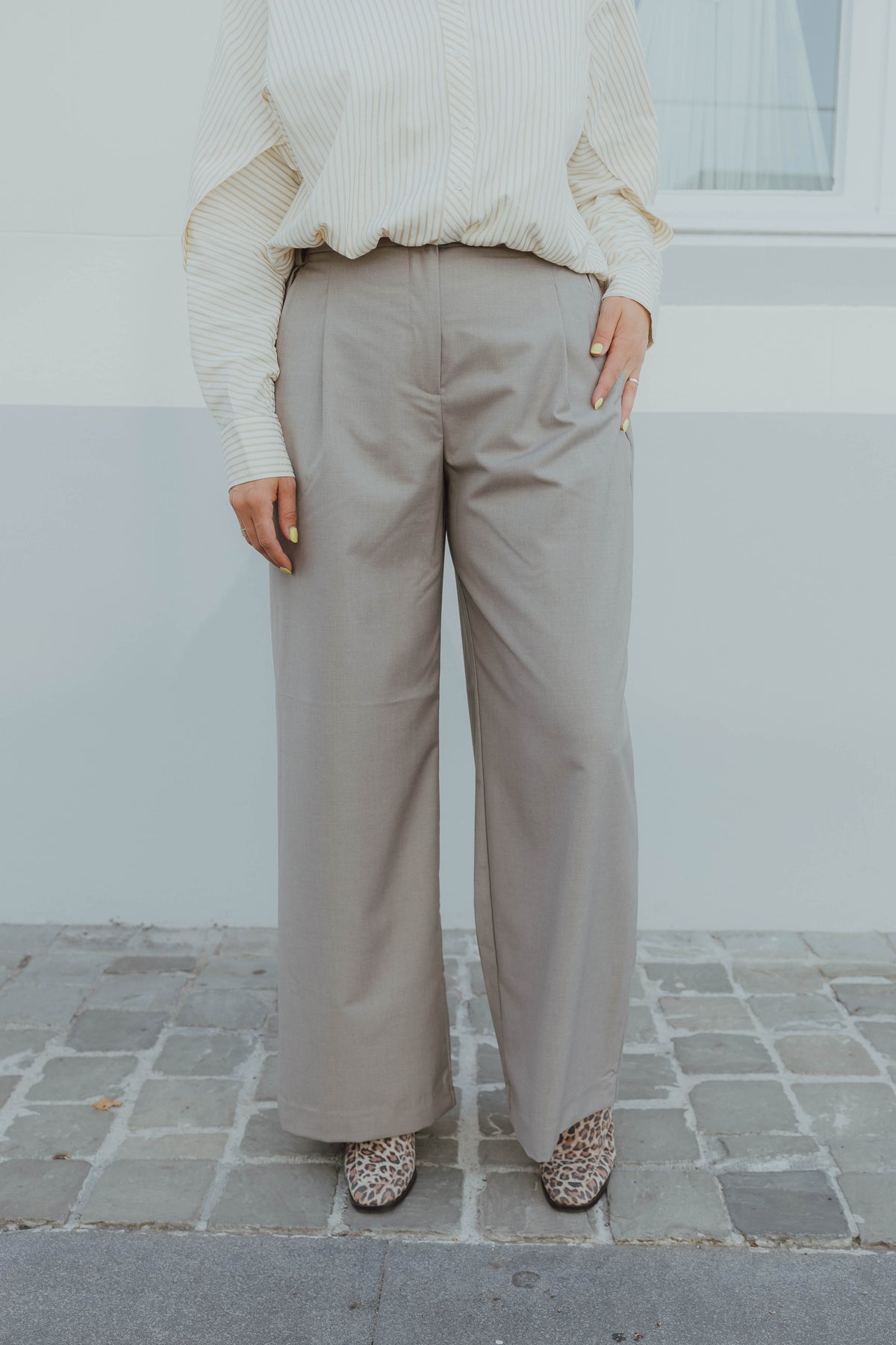 YASTORA HMW PANT grijs