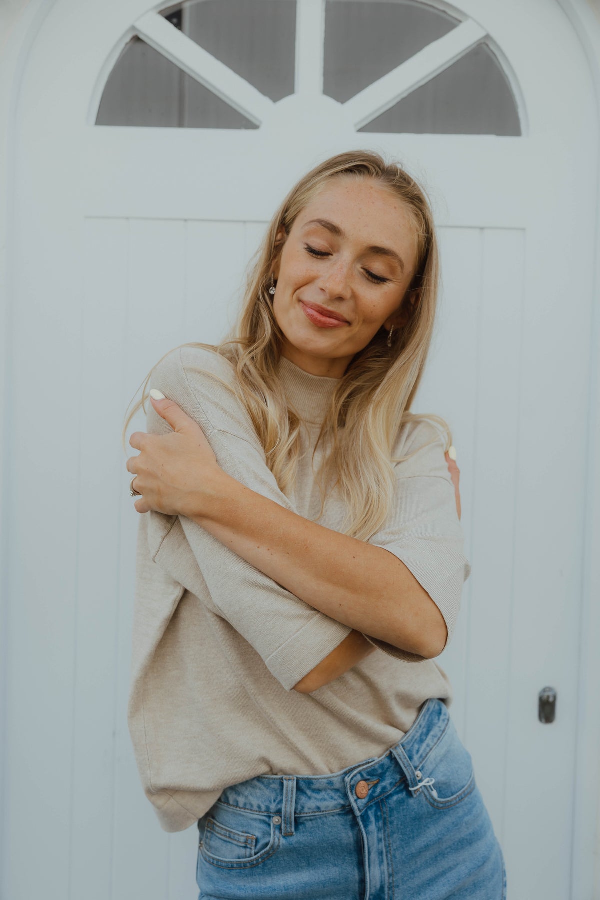 KALIZZA TURTLENECK beige melange