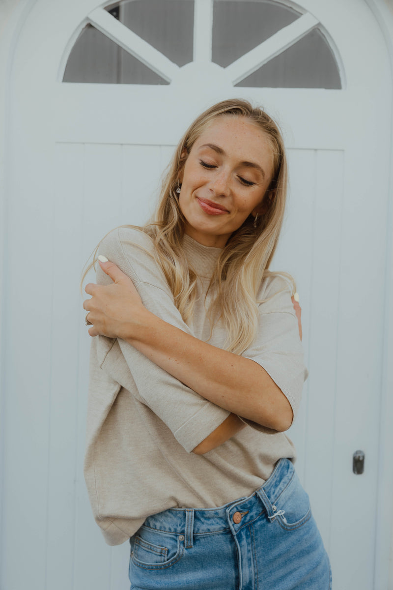 KALIZZA TURTLENECK beige melange