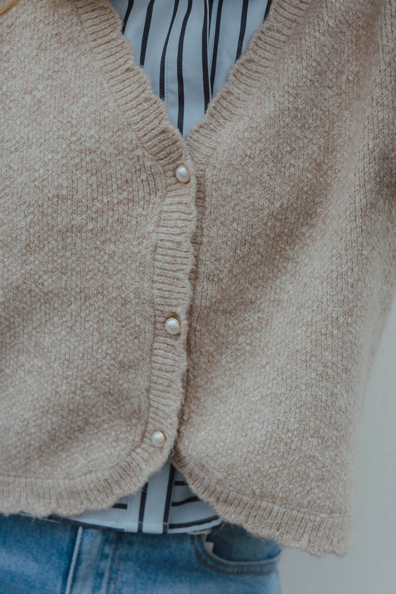 BYNADIKA VEST beige