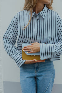 YASLEE SHIRT stripe blauw