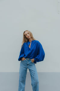 KALIANNA SHIRT blauw