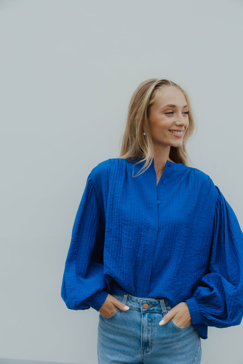 KALIANNA SHIRT blauw