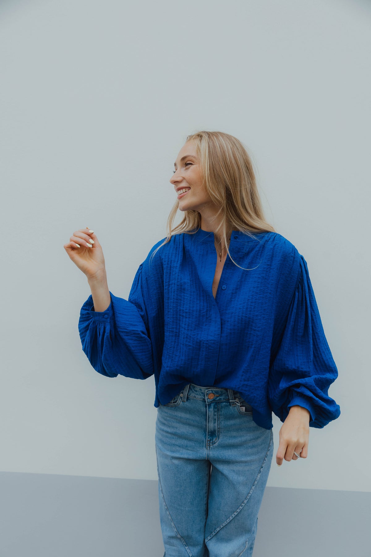 KALIANNA SHIRT blauw