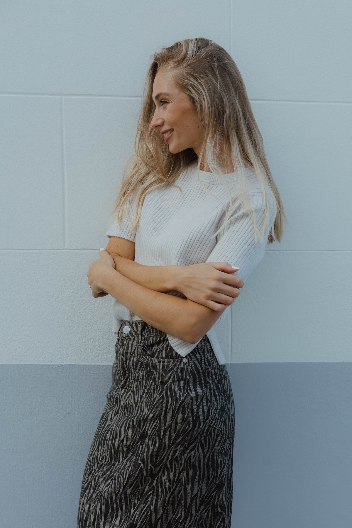 OBJELVA KNIT ecru