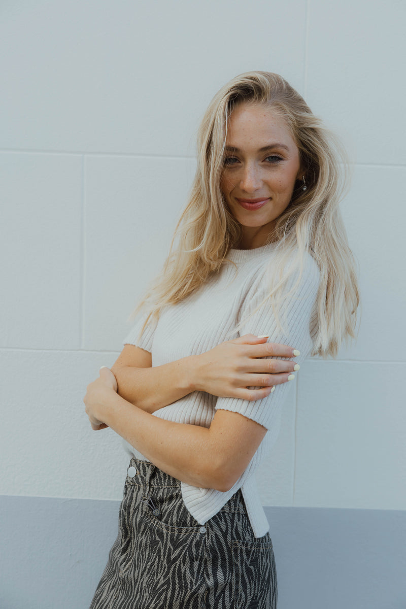 OBJELVA KNIT ecru