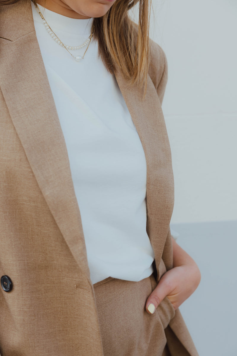 BYDANOA BLAZER bruin