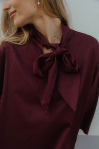 YASKAREN DRESS bordeaux