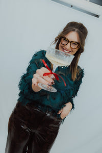 OBJEBBA SNAKE PANT bruin/zwart