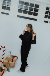 IHNAREEN PANTS zwart