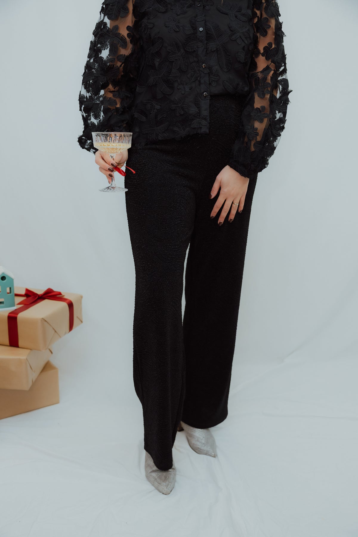 IHNAREEN PANTS zwart