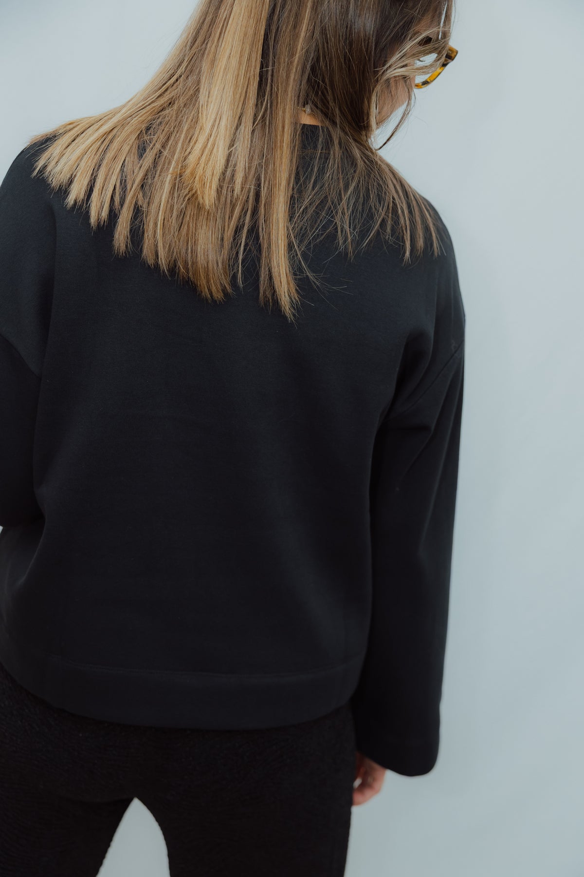 OBJCARLY SWEAT zwart