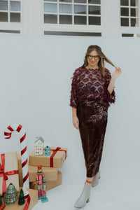 YASPAZILLA TOP bordeaux