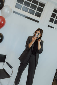 BYDANTA PANTS d grijs