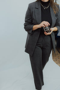 BYDANTA BLAZER d grijs